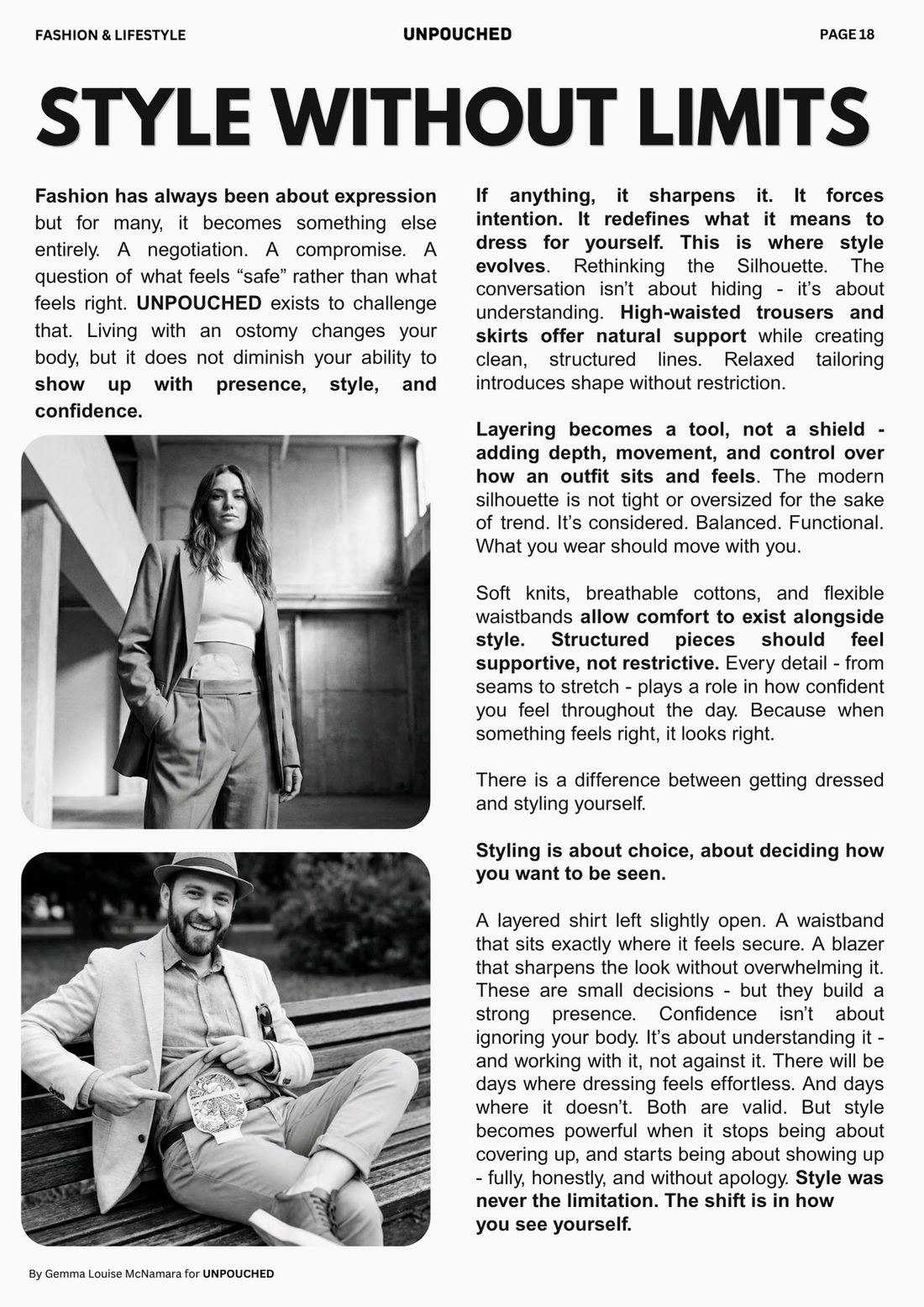 FASHION TIPS - ISSUE 01 -STYLE WITHOUT LIMITS - SPRING 2026 OSTOMY TIPS