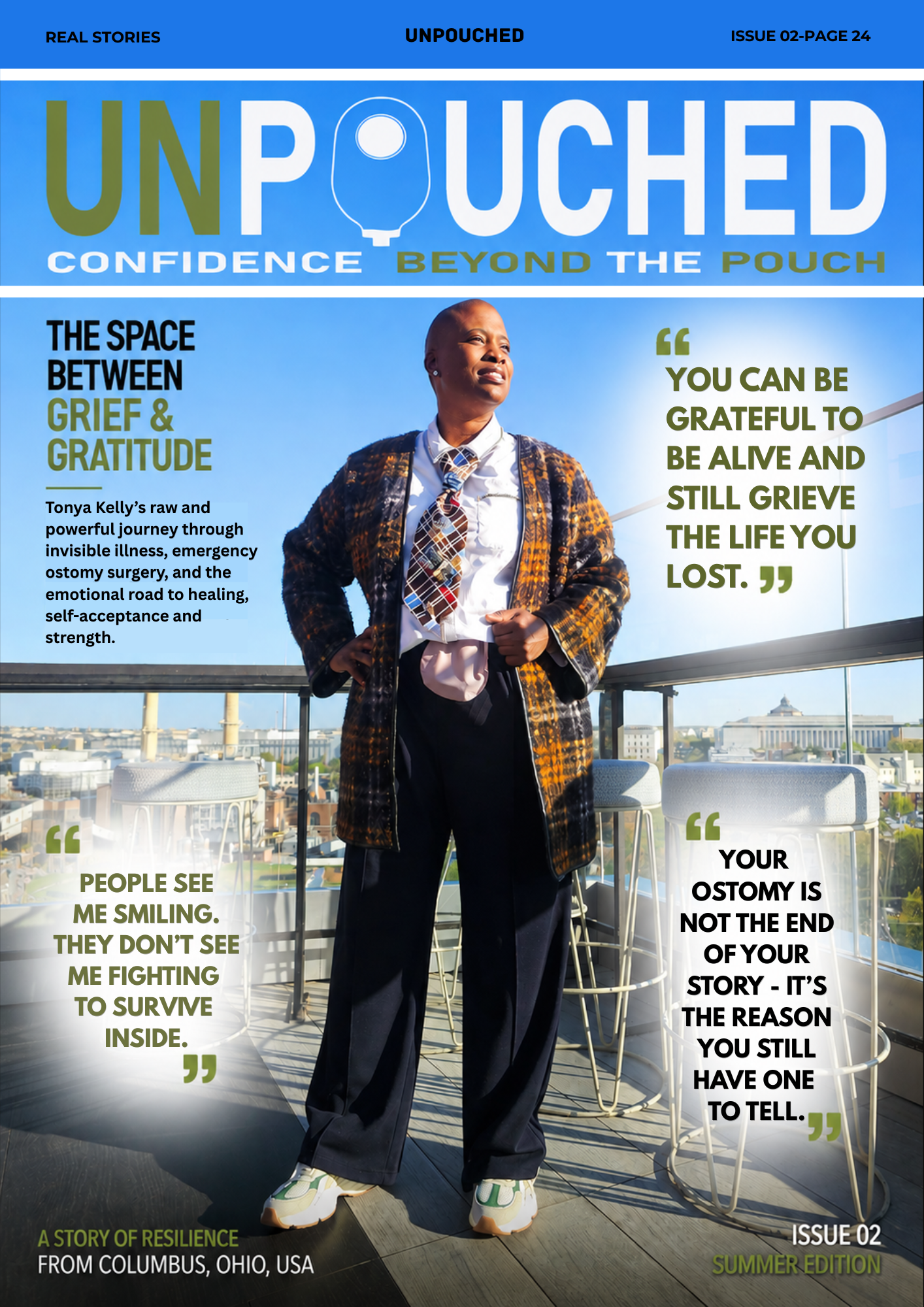 REAL STORIES - ISSUE 02 - TONYA KELLY - The Space Between Grief & Gratitude